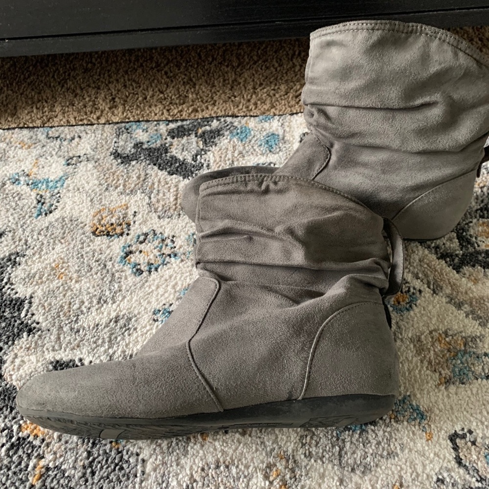 Lower East Side - Gray Ankle Boots